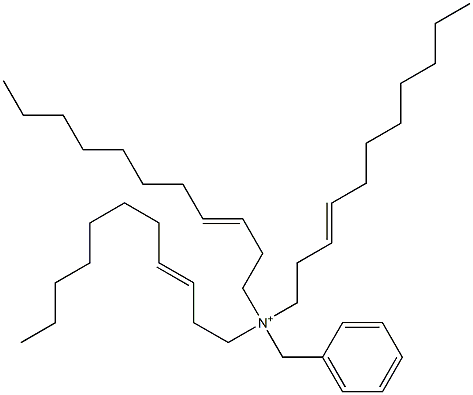 Tri(3-undecenyl)benzylaminium 구조식 이미지