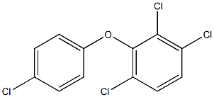 2,3,6-Trichlorophenyl 4-chlorophenyl ether Structure