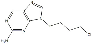 9-(4-Chlorobutyl)-9H-purin-2-amine 구조식 이미지