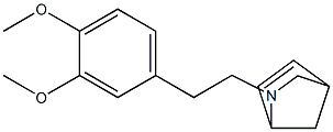 2-[2-(3,4-Dimethoxyphenyl)ethyl]-2-azanorborn-5-ene Structure