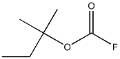 Fluoroformic acid (1,1-dimethylpropyl) ester 구조식 이미지