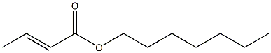 (E)-2-Butenoic acid heptyl ester 구조식 이미지