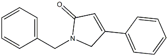 1,5-Dihydro-1-benzyl-4-phenyl-2H-pyrrol-2-one 구조식 이미지