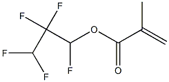 Methacrylic acid (1,2,2,3,3-pentafluoropropyl) ester 구조식 이미지