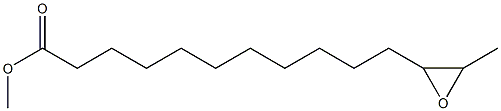 12,13-Epoxymyristic acid methyl ester Structure