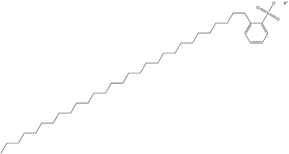 2-Nonacosylbenzenesulfonic acid potassium salt 구조식 이미지