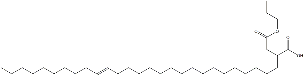 2-(17-Heptacosenyl)succinic acid 1-hydrogen 4-propyl ester Structure