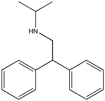 N-Isopropyl-2,2-diphenylethan-1-amine Structure