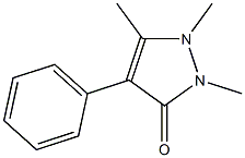 4-Phenyl-1,2,5-trimethyl-1H-pyrazol-3(2H)-one 구조식 이미지