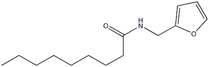 N-[(2-Furyl)methyl]nonanamide 구조식 이미지