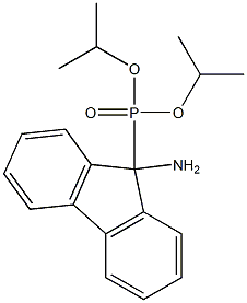 [9-Amino-9H-fluoren-9-yl]phosphonic acid diisopropyl ester Structure