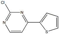 2-Chloro-4-(2-thienyl)pyrimidine Structure