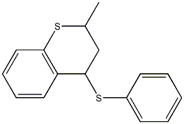 4-(Phenylthio)-2-methylthiochroman 구조식 이미지