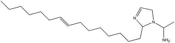 1-(1-Aminoethyl)-2-(8-pentadecenyl)-3-imidazoline 구조식 이미지