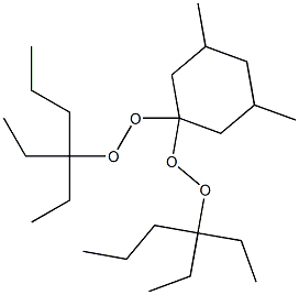 3,5-Dimethyl-1,1-bis(1,1-diethylbutylperoxy)cyclohexane Structure