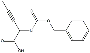 2-Benzyloxycarbonylamino-3-pentynoic acid Structure