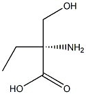 [R,(+)]-2-Amino-2-hydroxymethylbutyric acid 구조식 이미지