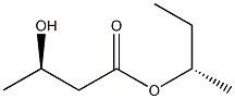 (S)-3-Hydroxybutyric acid (R)-1-methylpropyl ester 구조식 이미지