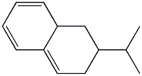 1,2,3,8a-Tetrahydro-2-isopropylnaphthalene 구조식 이미지