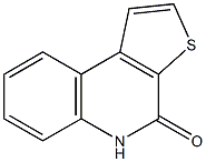 Thieno[2,3-c]quinolin-4(5H)-one 구조식 이미지