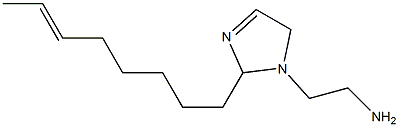 1-(2-Aminoethyl)-2-(6-octenyl)-3-imidazoline 구조식 이미지