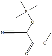 Cyano(trimethylsiloxy)acetic acid methyl ester Structure