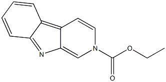 2H-Pyrido[3,4-b]indole-2-carboxylic acid ethyl ester 구조식 이미지