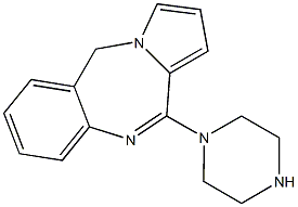 11-(Piperazin-1-yl)-5H-pyrrolo[2,1-c][1,4]benzodiazepine Structure