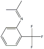 N-(2-Trifluoromethylphenyl)-2-propanimine Structure