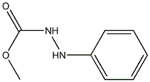 2-Phenylhydrazine-1-carboxylic acid methyl ester Structure