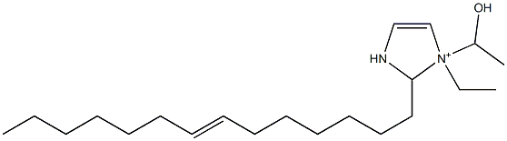 1-Ethyl-1-(1-hydroxyethyl)-2-(7-tetradecenyl)-4-imidazoline-1-ium 구조식 이미지