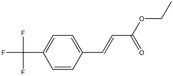 (E)-4-(Trifluoromethyl)cinnamic acid ethyl ester 구조식 이미지