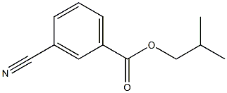 3-Cyanobenzoic acid isobutyl ester Structure