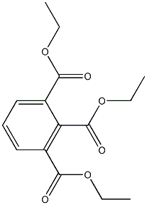 1,2,3-Tri(ethoxycarbonyl)benzene 구조식 이미지