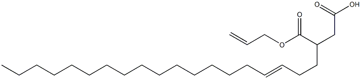 3-(3-Nonadecenyl)succinic acid 1-hydrogen 4-allyl ester 구조식 이미지