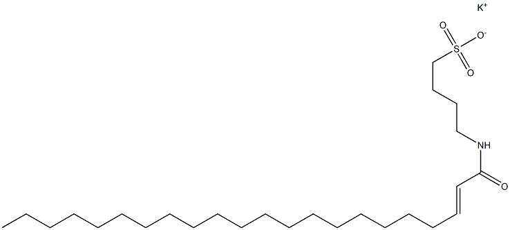 4-[(1-Oxo-2-docosen-1-yl)amino]-1-butanesulfonic acid potassium salt 구조식 이미지