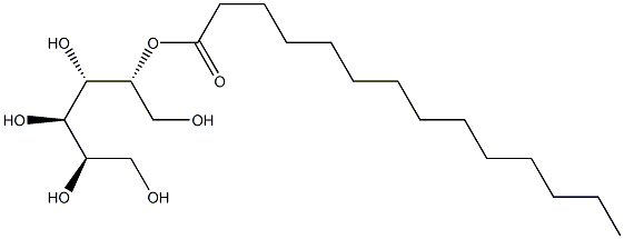 D-Mannitol 5-tetradecanoate 구조식 이미지