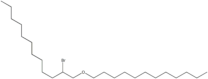 Dodecyl 2-bromododecyl ether 구조식 이미지