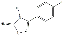 4-(4-Iodophenyl)-2-imino-2,3-dihydrothiazol-3-ol 구조식 이미지