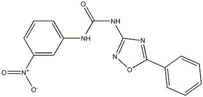 1-(5-Phenyl-1,2,4-oxadiazol-3-yl)-3-(3-nitrophenyl)urea Structure