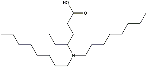 4-(Dioctylamino)hexanoic acid Structure