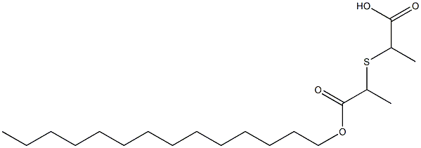 2,2'-Thiobis(propionic acid tetradecyl) ester Structure