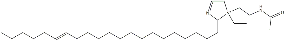 1-[2-(Acetylamino)ethyl]-1-ethyl-2-(15-henicosenyl)-3-imidazoline-1-ium 구조식 이미지