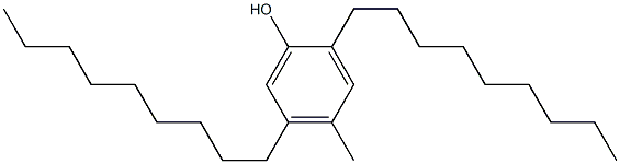 4-Methyl-2,5-dinonylphenol 구조식 이미지