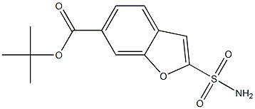 6-(tert-Butoxycarbonyl)benzofuran-2-sulfonamide Structure