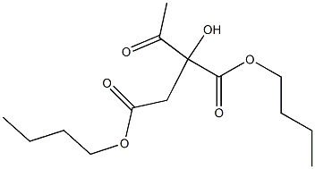 2-Acetyl-D-malic acid dibutyl ester Structure