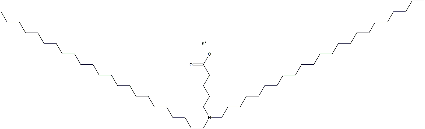 5-(Ditricosylamino)valeric acid potassium salt 구조식 이미지