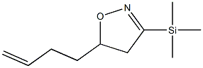 3-(Trimethylsilyl)-5-(3-butenyl)-2-isoxazoline Structure
