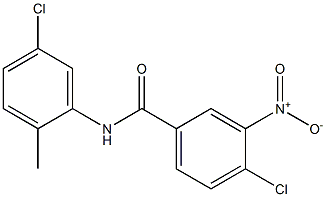 4,5'-Dichloro-2'-methyl-3-nitrobenzanilide Structure