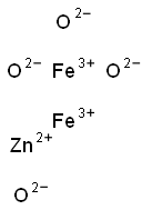 Zinc diiron tetroxide 구조식 이미지